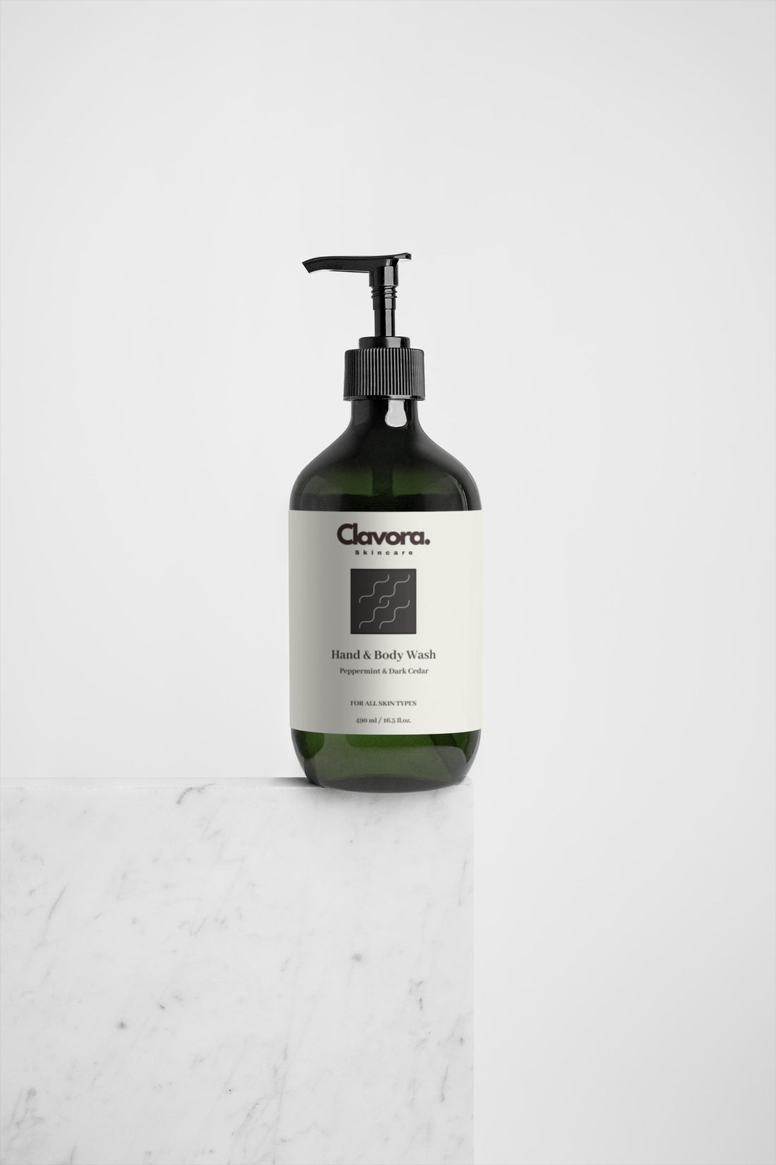 Hand &amp; Body Wash, Peppermint &amp; Dark Cedar